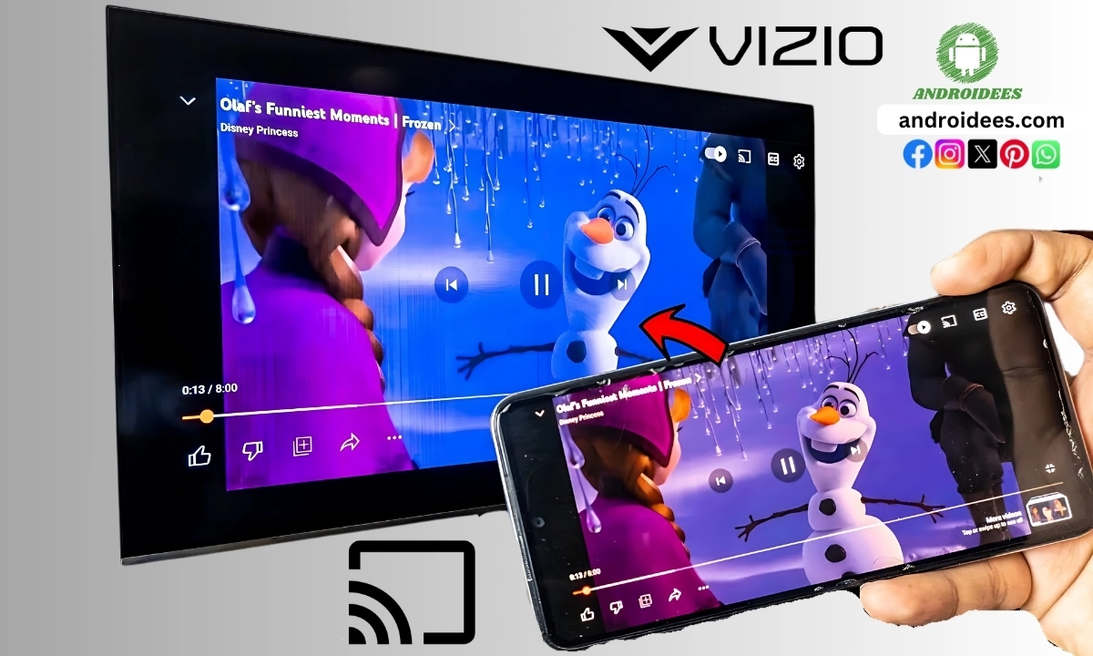 How to Cast to Vizio TV from Android Phone?