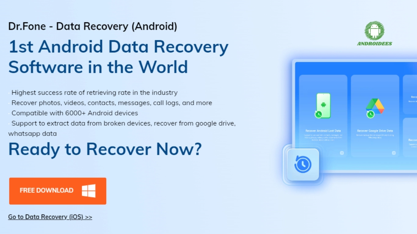 Dr.Fone - Data Recovery Contact Recovery